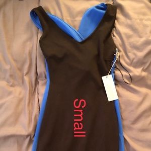 Black and Blue Cocktail dress